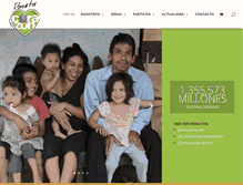 Tablet Screenshot of donatucora.org